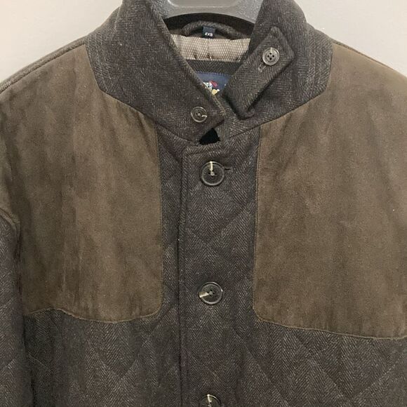 Hart Schaffner Marx NWOT Mens “Shooter” Wool Blend Quilted Jacket. Size 4XB. - Picture 3 of 11